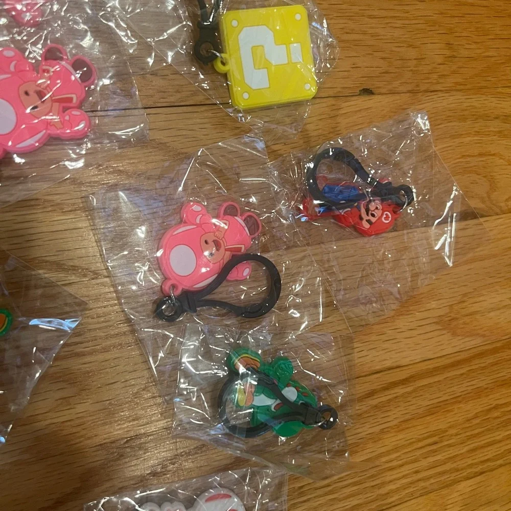 Super Mario Character Keychains clips - Multicolor birthday or party